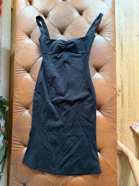 Loba Revolve Classic Black Sleeveless Midi Dress